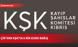 Çin Halk Cumhuriyeti, KŞK’ya 6 bin euro bağışladı