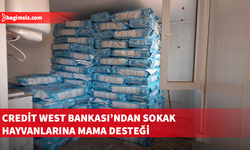 Credit West Bankası Güzelyurt Hayvanları Koruma Derneği’ne kuru mama bağışladı