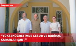 Özersay, DAÜ-SEN yetkilileriyle bir araya geldi