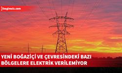 İş aracı orta gerilim elektrik hatlarına çarptı: Bazı bölgelere elektrik verilemiyor...
