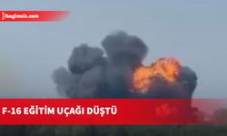 Yalova'da F-16 eğitim uçağı düştü
