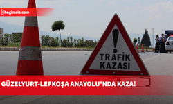 Güzelyurt-Lefkoşa Anayolu'nda kaza: 1'i ağır 3 yaralı