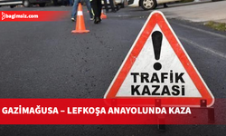 Gazimağusa – Lefkoşa anayolunda kaza