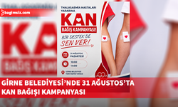 Girne Belediyesi’nde 31 Ağustos'ta kan bağışı kampanyası