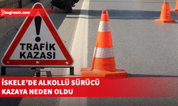 İskele’de alkollü sürücü kazaya neden oldu: Tutuklandı