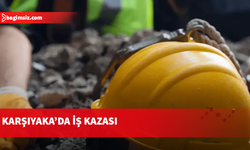Karşıyaka’da inşaatta çalışan şahıs yaklaşık 3 metre yükseklikten düştü