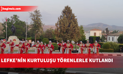 Lefke’nin kurtuluşunun 52’nci yıl dönümü törenlerle kutlandı