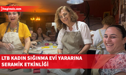 LTB Kadın Sığınma Evi yararına seramik etkinliği