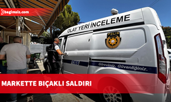 Taşkınköy’de bir markette bıçaklı saldırı
