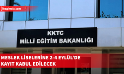 Meslek Liselerine 2-4 Eylül'de kayıt kabul edilecek
