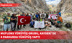 Muflons Yürüyüş Grubu Kayseri'deydi