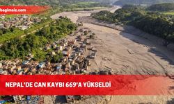 Nepal'deki selde hayatını kaybedenlerin sayısı 669'a çıktı