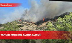 Yamaçköy - Tirmen Köyleri arasındaki ormanlık arazide çıkan yangın kontrol altına alındı
