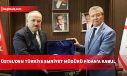 Başbakan Ünal Üstel, Türkiye Emniyet Genel Müdürü Ali Fidan'ı kabul etti: Güvenlik iş birliği masaya yatırıldı