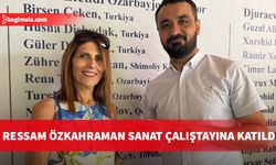 Ressam Zühre Özkaraman Özbekistan’da düzenlenen uluslararası sanat çalıştayına katıldı