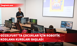 Güzelyurt’ta çocuklar için robotik kodlama kursları başladı