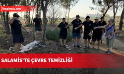 Salamis Sulak Alanı temizlendi
