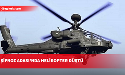Yunanistan'ın Şifnoz Adası'nda helikopter düştü: Düşen helikopter alev aldı