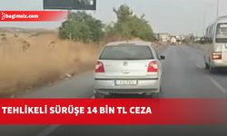 Polis: Sürüş güvenliğini tehlikeye atan araç sürücüsü rapor edildi
