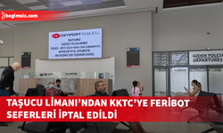 Taşucu Limanı’ndan KKTC’ye feribot seferleri iptal edildi
