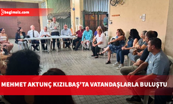 UBP Lefkoşa Belediye Başkan Adayı Mehmet Aktunç Kızılbaş'ta vatandaşlarla bir araya geldi
