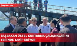 Başbakan Ünal Üstel ve Bakanlar Girne Limanı'nda