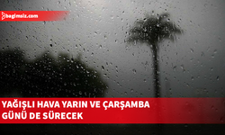 Yağışlı hava yarın ve çarşamba günü de sürecek