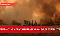 Yunanistan'ın İnebahtı ili ve Mora Yarımadası'nda yangın çıktı