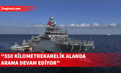 Silivri açıklarındaki kazada batan geminin bulunduğu bölgedeki çalışmalar sürüyor