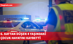 Engomi'de 4 yaşındaki çocuk altıncı kattan düştü