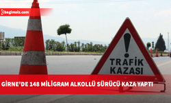 Girne'de alkollü sürücü park halindeki araca çarptı: Yasal işlem başlatıldı!