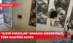 "Acemi hırsızlar" bankaya giremeyince, Türk kuaförü soydu