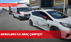 Gazimağusa’da ambulans ile araç çarpıştı