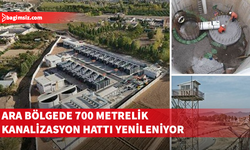 Ara bölgede 700 metrelik kanalizasyon hattı yenileniyor