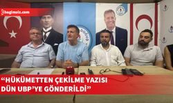 Arıklı: YDP’nin hükümetten çekilme yazısını dün UBP’ye gönderdim