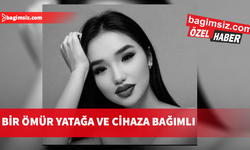 Markette bıçaklı saldırıya uğrayan 22 yaşındaki Zhanerke Abdrazakova’nın yaşamında ağır ve kalıcı tahribat oluştu