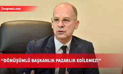 Dana: Dönüşümlü başkanlık ve siyasi eşitlik pazarlık konusu yapılamaz