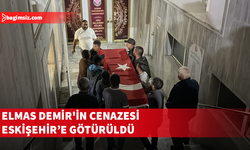 KKTC'deki gemi kazasında hayatını kaybeden Elmas Demir'in cenazesi Eskişehir'e götürüldü