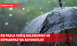 En fazla yağış Kaleburnu ve Dipkarpaz’da kaydedildi