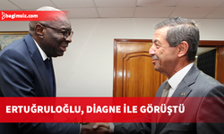 Ertuğruloğlu, BMGS'nin Kıbrıs Özel Temsilcisi ve UNFICYP Misyon Şefi Diagne ile görüştü