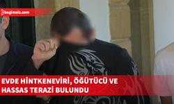 Ev aramasında 4 gram yasaklı madde ve malzemeler ele geçirildi