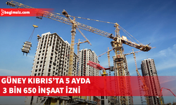 Güney Kıbrıs’ta inşaat izinlerinde yüzde 32,1 artış