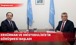 Erhürman ile Hristodulidis ara bölgede bir araya geldi