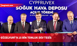 Cypfruvex Güzelyurt Soğuk Hava Deposu Entegre Tesisleri hizmete açıldı
