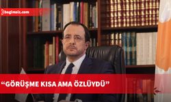 Hristodulidis: Erhürman’la görüşmede bazı konularda ilerleme sağlandı