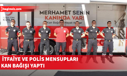 İtfaiye Haftası etkinlikleri kapsamında kan bağışı etkinliği yapıldı