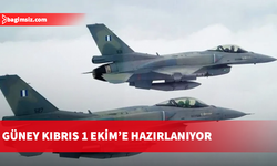 Güney Kıbrıs’ta 1 Ekim töreni hazırlığı: Lefkoşa’da alçak uçuş provası