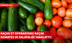 Kamera kayıtları ele verdi: Güney Kıbrıs’tan kaçak domates ve salatalıklar getirilmiş!
