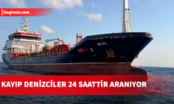 Silivri açıklarında batan geminin 10 mürettebatı aranıyor