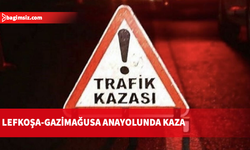 Lefkoşa-Gazimağusa anayolunda kaza: 2 kişi yaralandı